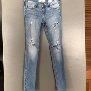 Hollister low rise super skinny jeans